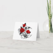 Mechanische haling met rode rozen aankondiging (Voorkant)