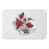 Mechanische haling met rode rozen badmat (Voorkant)