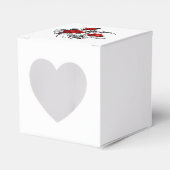 Mechanische haling met rode rozen bedankdoosjes (Voorkant Zijde)