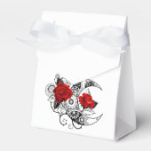 Mechanische haling met rode rozen bedankdoosjes (Voorkant Zijde)
