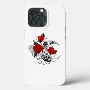 Mechanische haling met rode rozen Case-Mate iPhone case