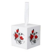 Mechanische haling met rode rozen decoratie (Voorkant hoekig)