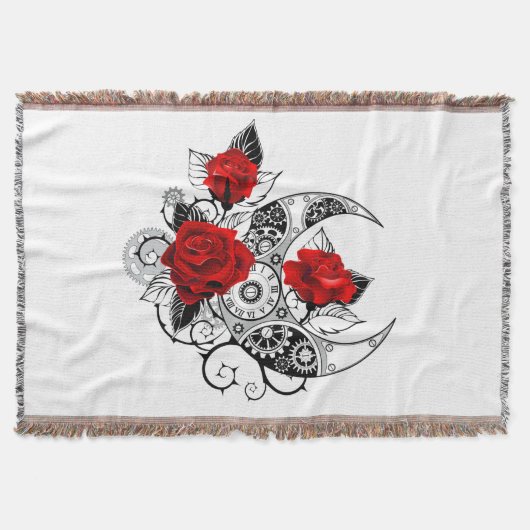 Mechanische haling met rode rozen deken (Voorkant)