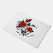 Mechanische haling met rode rozen deurmat (Schuin)