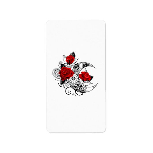 Mechanische haling met rode rozen etiket (Voorkant)