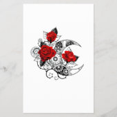 Mechanische haling met rode rozen flyer (Voorkant)