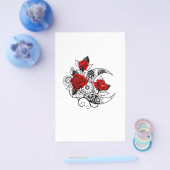 Mechanische haling met rode rozen flyer (Enkel)