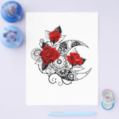 Mechanische haling met rode rozen flyer (Enkel)