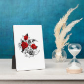 Mechanische haling met rode rozen fotoplaat (Zijkant)