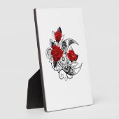 Mechanische haling met rode rozen fotoplaat (Zijkant)