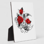 Mechanische haling met rode rozen fotoplaat (Zijkant)