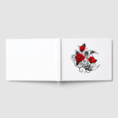 Mechanische haling met rode rozen gastenboek (Volledig)