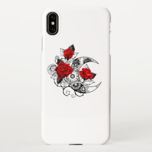 Mechanische haling met rode rozen iPhone XS max hoesje