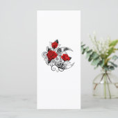 Mechanische haling met rode rozen kaart (Staand voorkant)