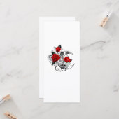 Mechanische haling met rode rozen kaart (Voorkant / Achterkant in situ)