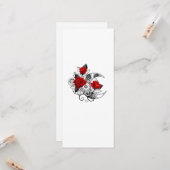 Mechanische haling met rode rozen kaart (Voorkant / Achterkant in situ)