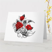 Mechanische haling met rode rozen kaart (Gele Bloem)