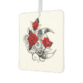 Mechanische haling met rode rozen luchtverfrisser (Links)