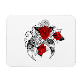 Mechanische haling met rode rozen magneet (Horizontaal)