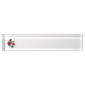 Mechanische haling met rode rozen naambordje (Voorkant)