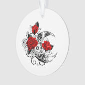 Mechanische haling met rode rozen ornament (voorkant)