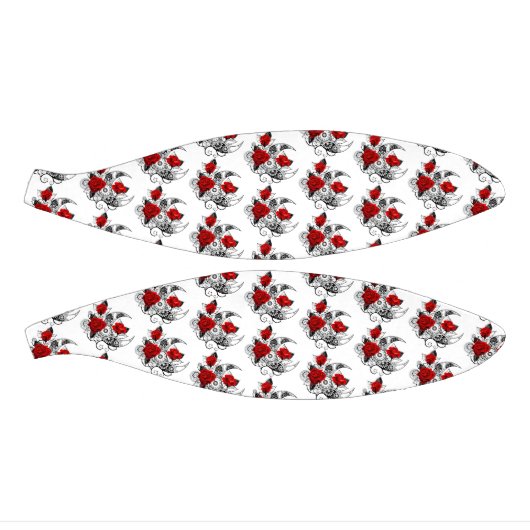 Mechanische Halve Maan met Rode Rozen Basketbal (Panelen)