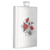 Mechanische Halve Maan met Rode Rozen Flacon (Rechts)