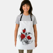Mechanische Halve Maan met Rode Rozen Schort (Insitu)