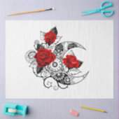 Mechanische Halve Maan met Rode Rozen Tissuepapier (Craft)