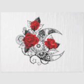 Mechanische Halve Maan met Rode Rozen Tissuepapier (Voorkant)