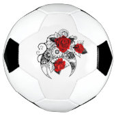 Mechanische Halve Maan met Rode Rozen Voetbal (Gedraaid)