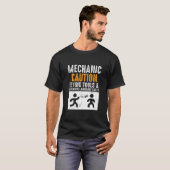 Mechanische handvaar-middelen Funny Engineer Mecha T-shirt (Voorkant volledig)