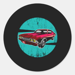 Mechanische handwerktuigen met wielmoersleutel ronde sticker