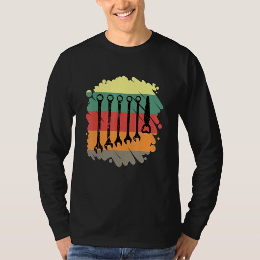 Mechanische handyman Mechatronics-technicus T-shirt (Voorkant)