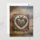 Mechanische Hart Anatomische Steampunk-serie Briefkaart (Voorkant / Achterkant)