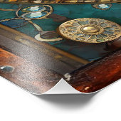 Mechanische Hart Anatomische Steampunk-serie Foto Afdruk (Hoek)