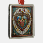 Mechanische Hart Anatomische Steampunk-serie Metalen Ornament (Rechts)