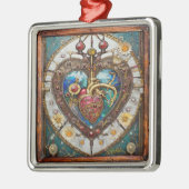 Mechanische Hart Anatomische Steampunk-serie Metalen Ornament (Links)