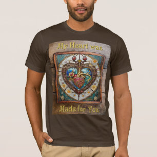Mechanische Hart Anatomische Steampunk Serie T-shirt