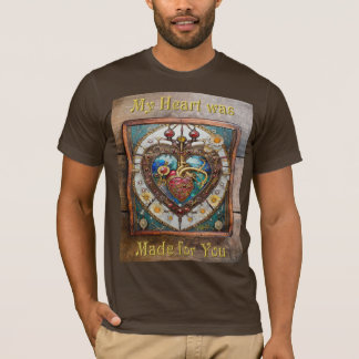 Mechanische Hart Anatomische Steampunk Serie T-shirt