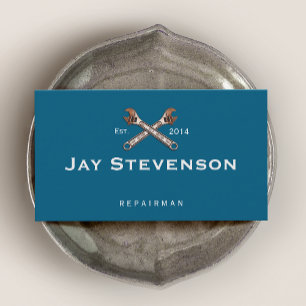 Mechanische / Home Repair Wrench Visitekaartje