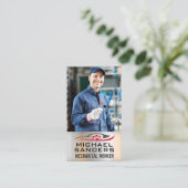 Mechanische houdsleutel | Logo voor automatische r Visitekaartje (Staand voorkant)