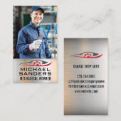 Mechanische houdsleutel | Logo voor automatische r Visitekaartje (Voorkant / Achterkant)