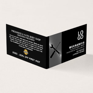 Mechanische Hulpmiddelen, Auto Mechanic & Reparati Visitekaartje