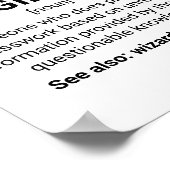 Mechanische humor voor het definiëren van werktuig poster (Hoek)