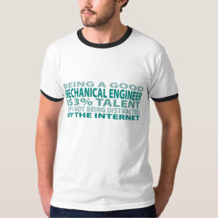 Mechanische ingenieur 3% Talent T-shirt