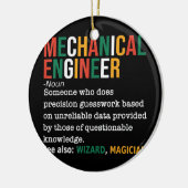 Mechanische ingenieur Definition Noun Funny Keramisch Ornament (Links)