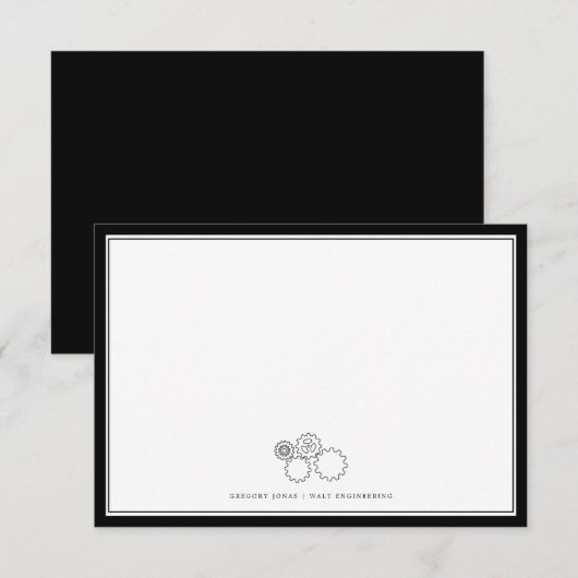 Mechanische ingenieur | Forfaitaire briefkaart (Voorkant / Achterkant)