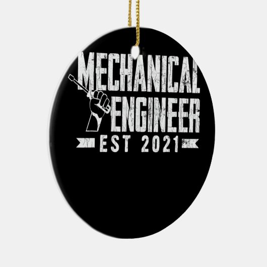 Mechanische ingenieur Funny Engineering Grafisch Keramisch Ornament (Rechts)