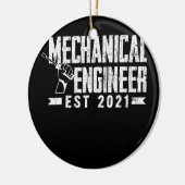 Mechanische ingenieur Funny Engineering Grafisch Keramisch Ornament (Links)